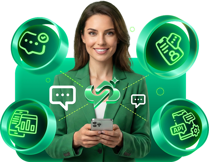 SMS Services Mockup